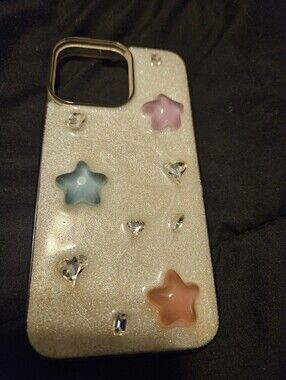 Crystals and Stars Iphone Phone Case